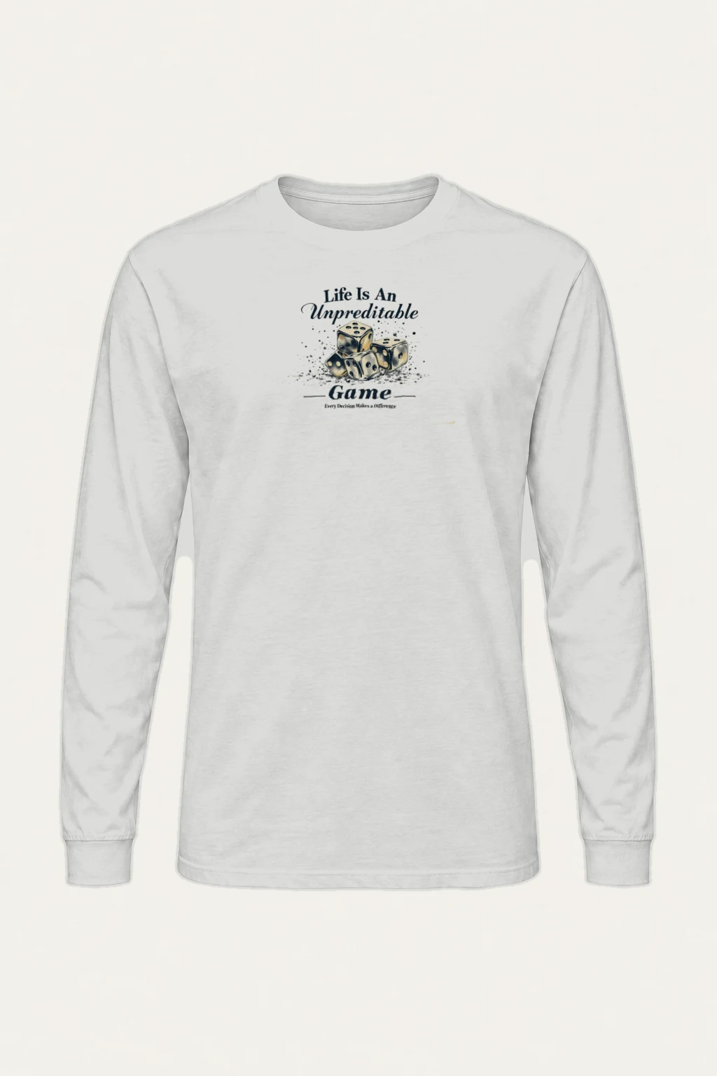"Unpredictable Game" Unisex Longsleeve T-shirt | Gildan 2400