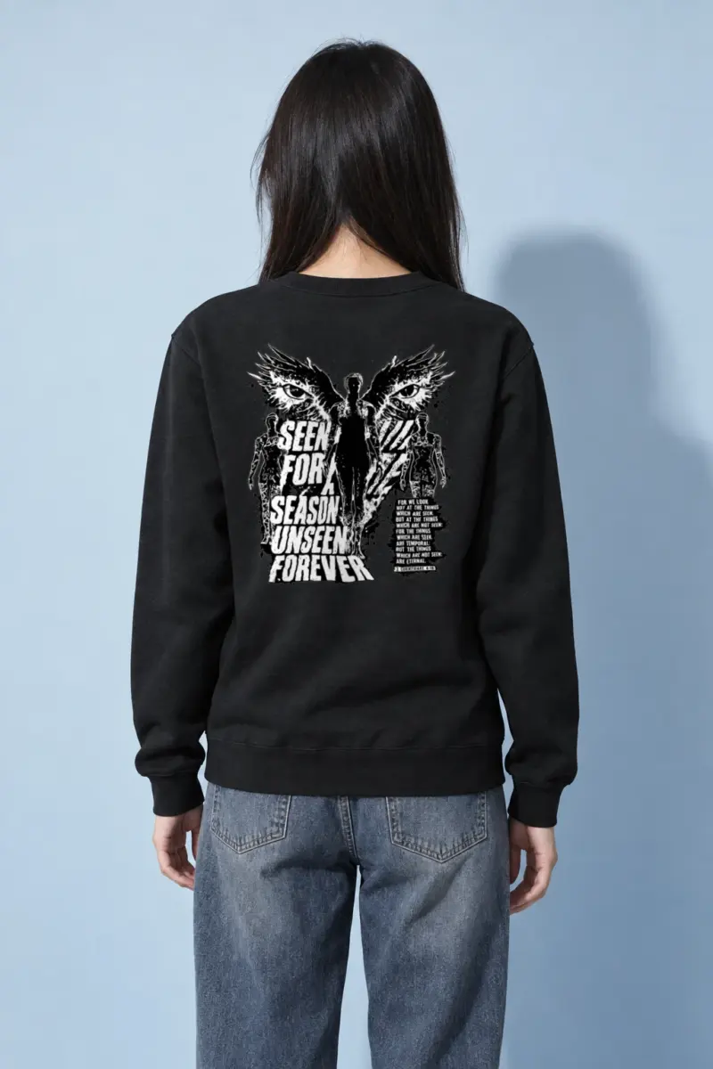"Unseen Forever" Heavy Blend Unisex Crewneck Sweatshirt | Gildan 18000