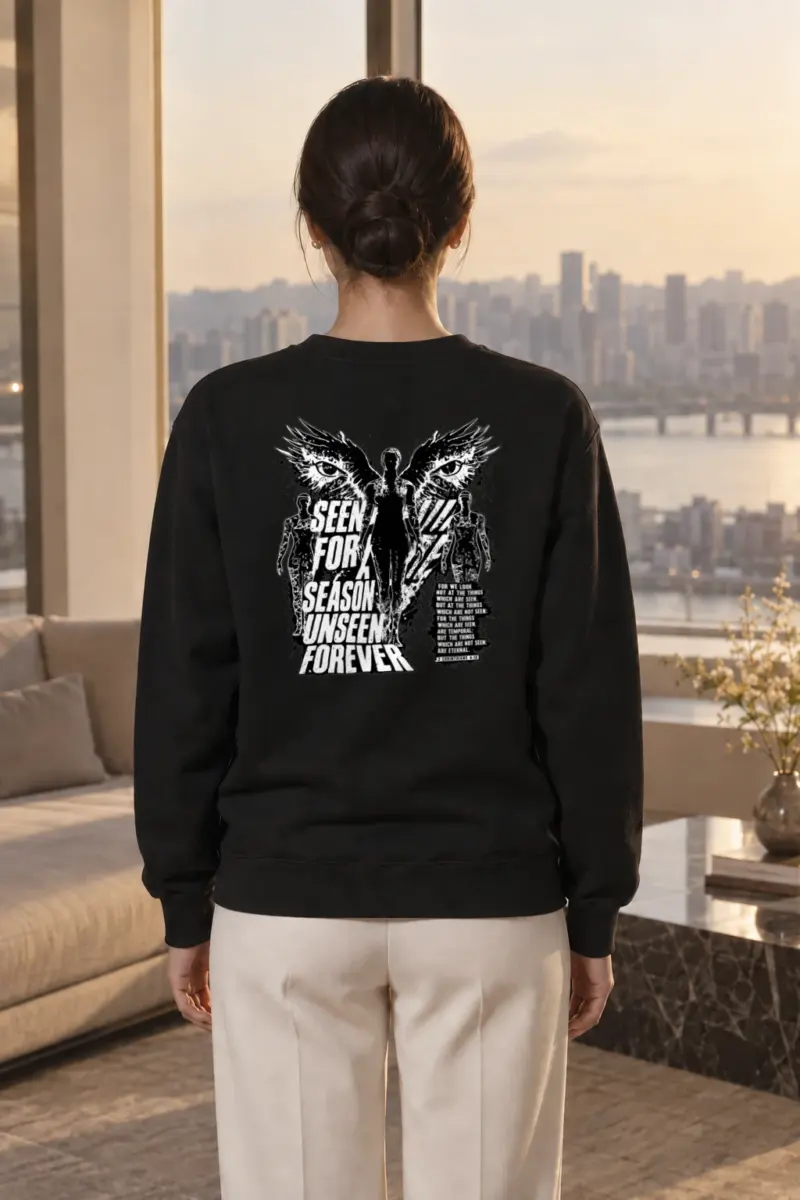 "Unseen Forever" Heavy Blend Unisex Crewneck Sweatshirt | Gildan 18000