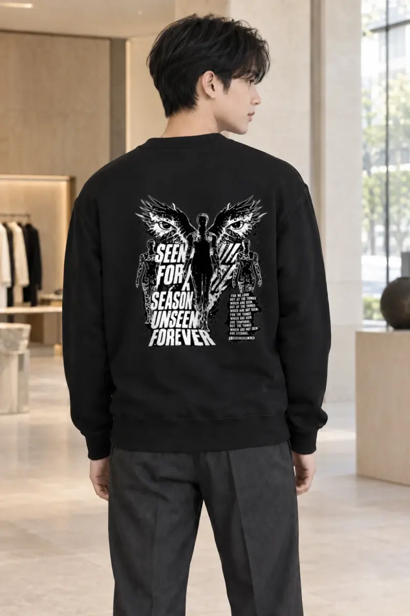 "Unseen Forever" Heavy Blend Unisex Crewneck Sweatshirt | Gildan 18000