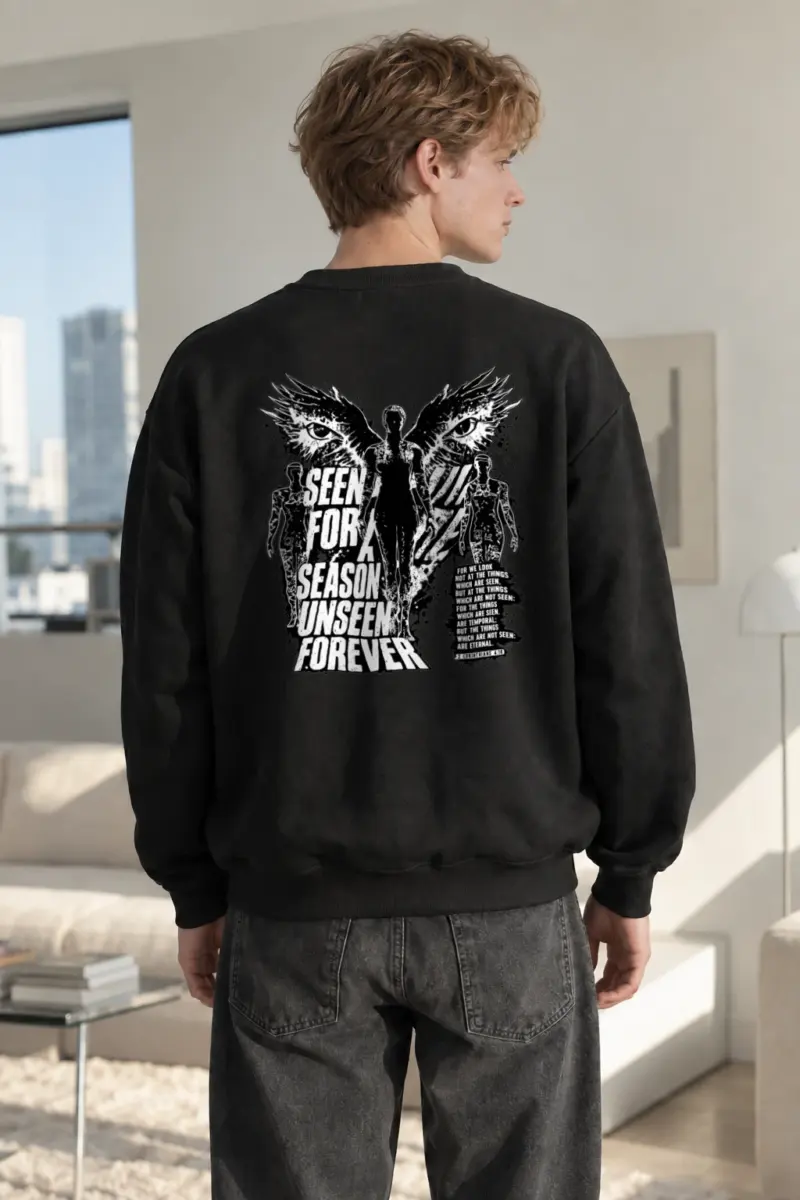 "Unseen Forever" Heavy Blend Unisex Crewneck Sweatshirt | Gildan 18000