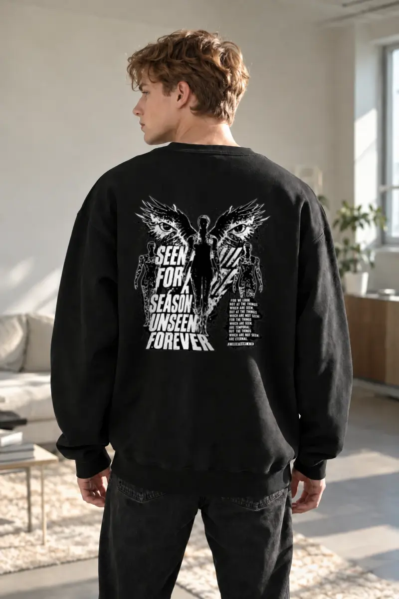 "Unseen Forever" Heavy Blend Unisex Crewneck Sweatshirt | Gildan 18000