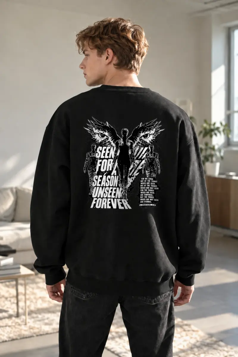 "Unseen Forever" Heavy Blend Unisex Crewneck Sweatshirt | Gildan 18000
