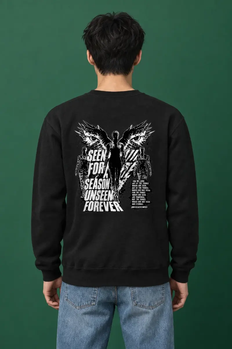 "Unseen Forever" Heavy Blend Unisex Crewneck Sweatshirt | Gildan 18000