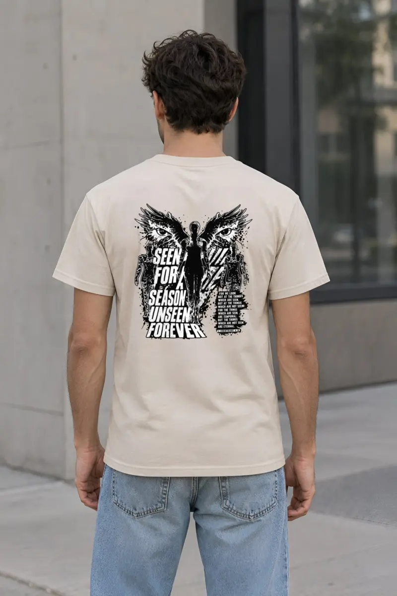 "Unseen Forever" Heavyweight Unisex Crewneck T-shirt