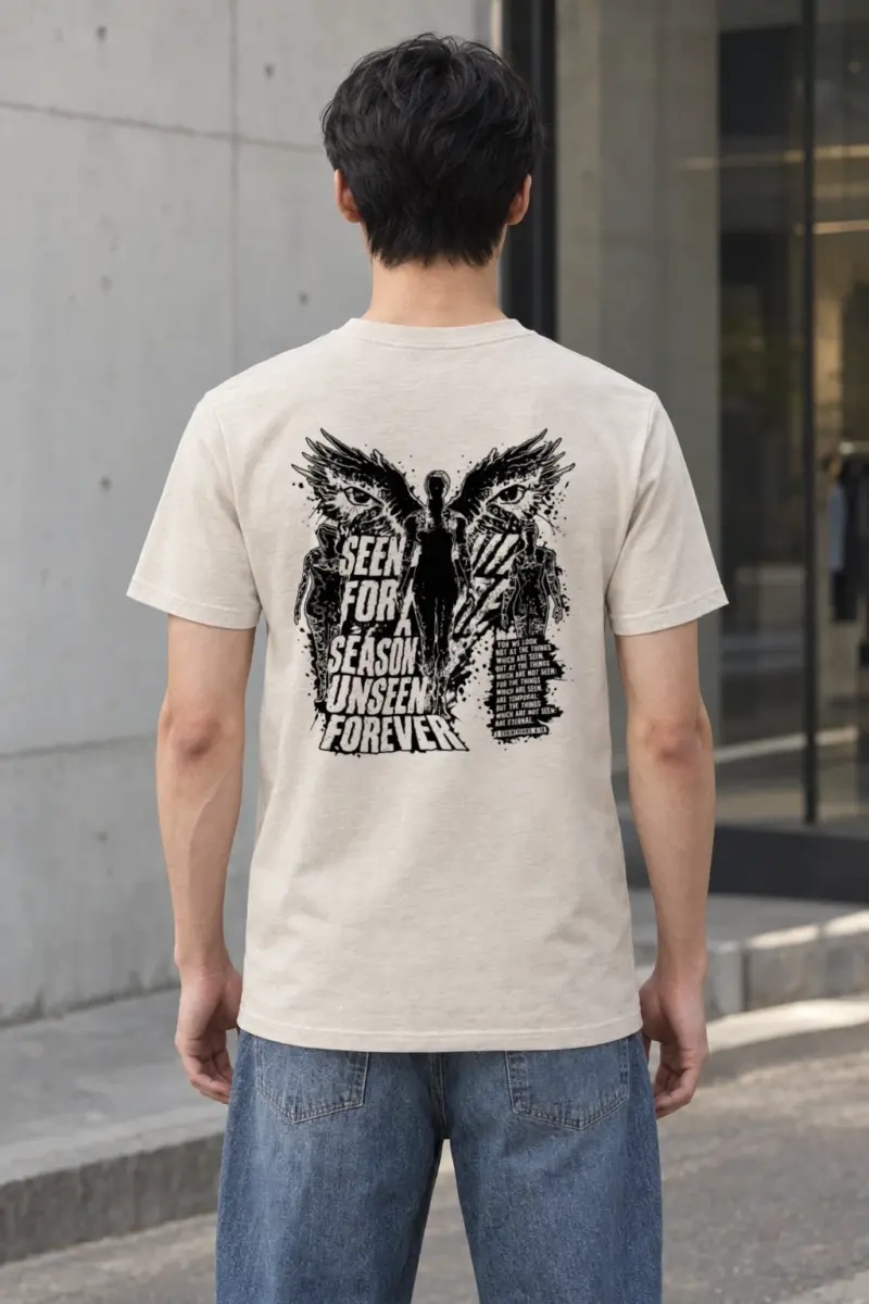 "Unseen Forever" Heavyweight Unisex Crewneck T-shirt