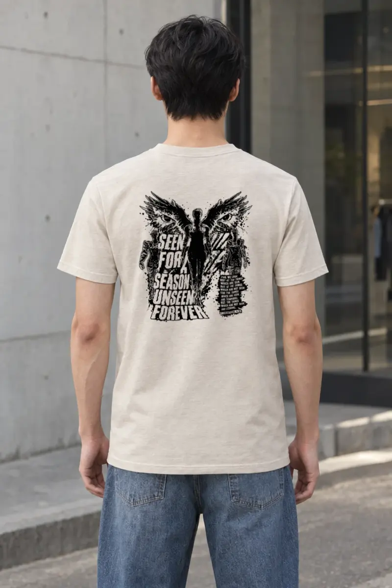 "Unseen Forever" Heavyweight Unisex Crewneck T-shirt