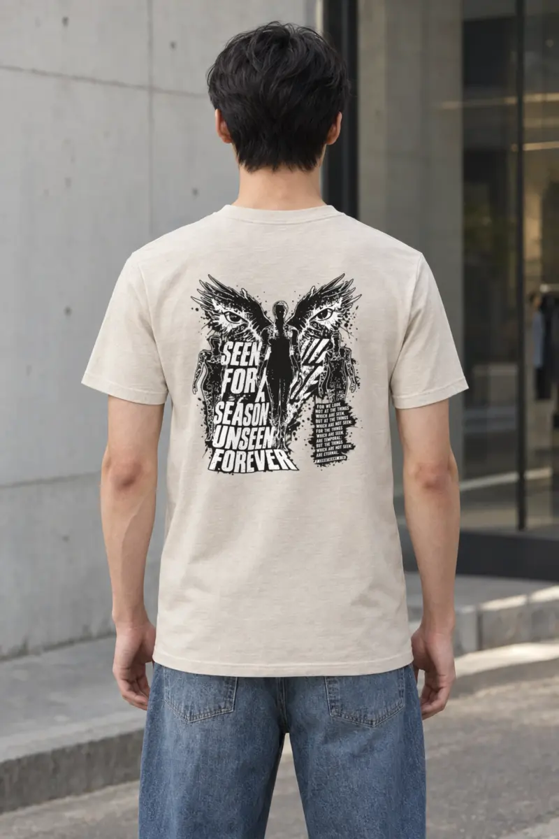 "Unseen Forever" Heavyweight Unisex Crewneck T-shirt