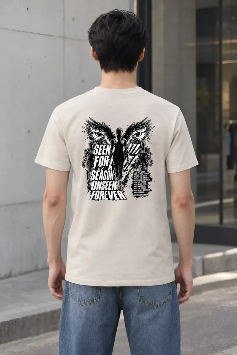"Unseen Forever" Heavyweight Unisex Crewneck T-shirt