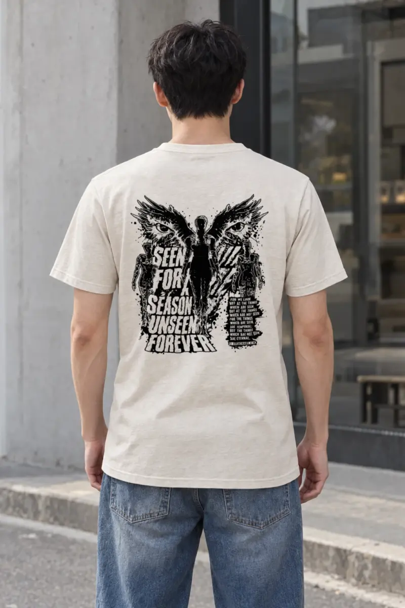 "Unseen Forever" Heavyweight Unisex Crewneck T-shirt