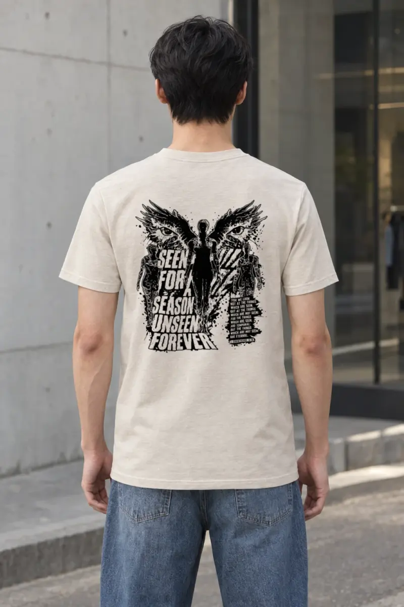 "Unseen Forever" Heavyweight Unisex Crewneck T-shirt