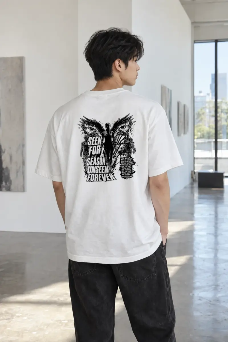 "Unseen Forever" Heavyweight Unisex Crewneck T-shirt | Gildan 5000