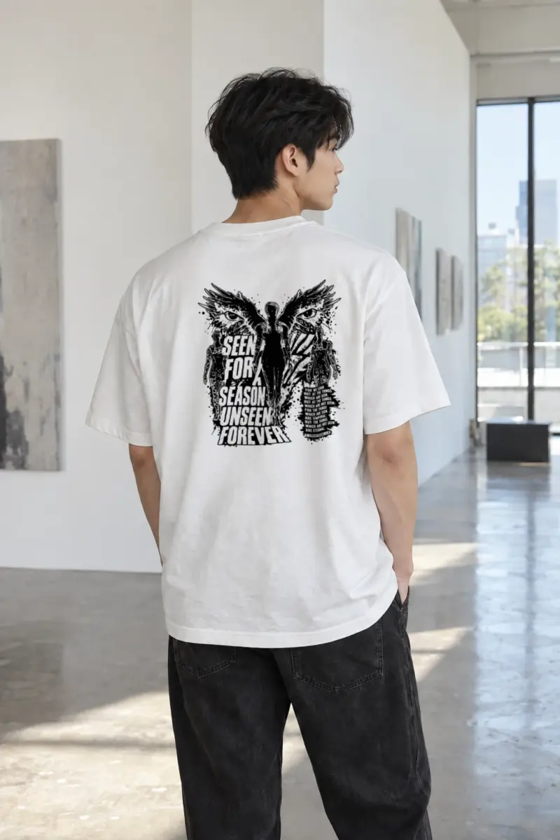 "Unseen Forever" Heavyweight Unisex Crewneck T-shirt | Gildan 5000