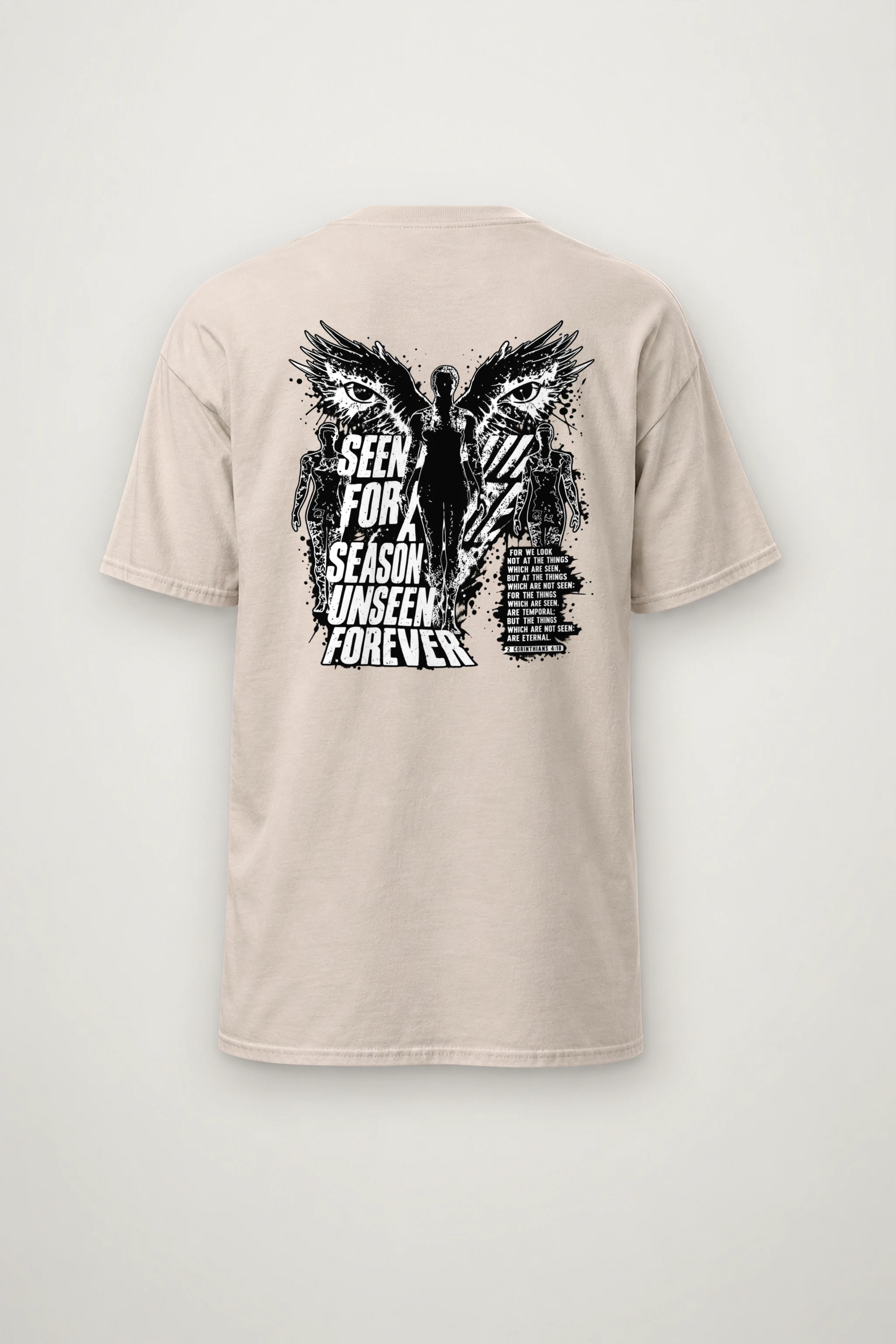 "Unseen Forever" Heavyweight Unisex Crewneck T-shirt