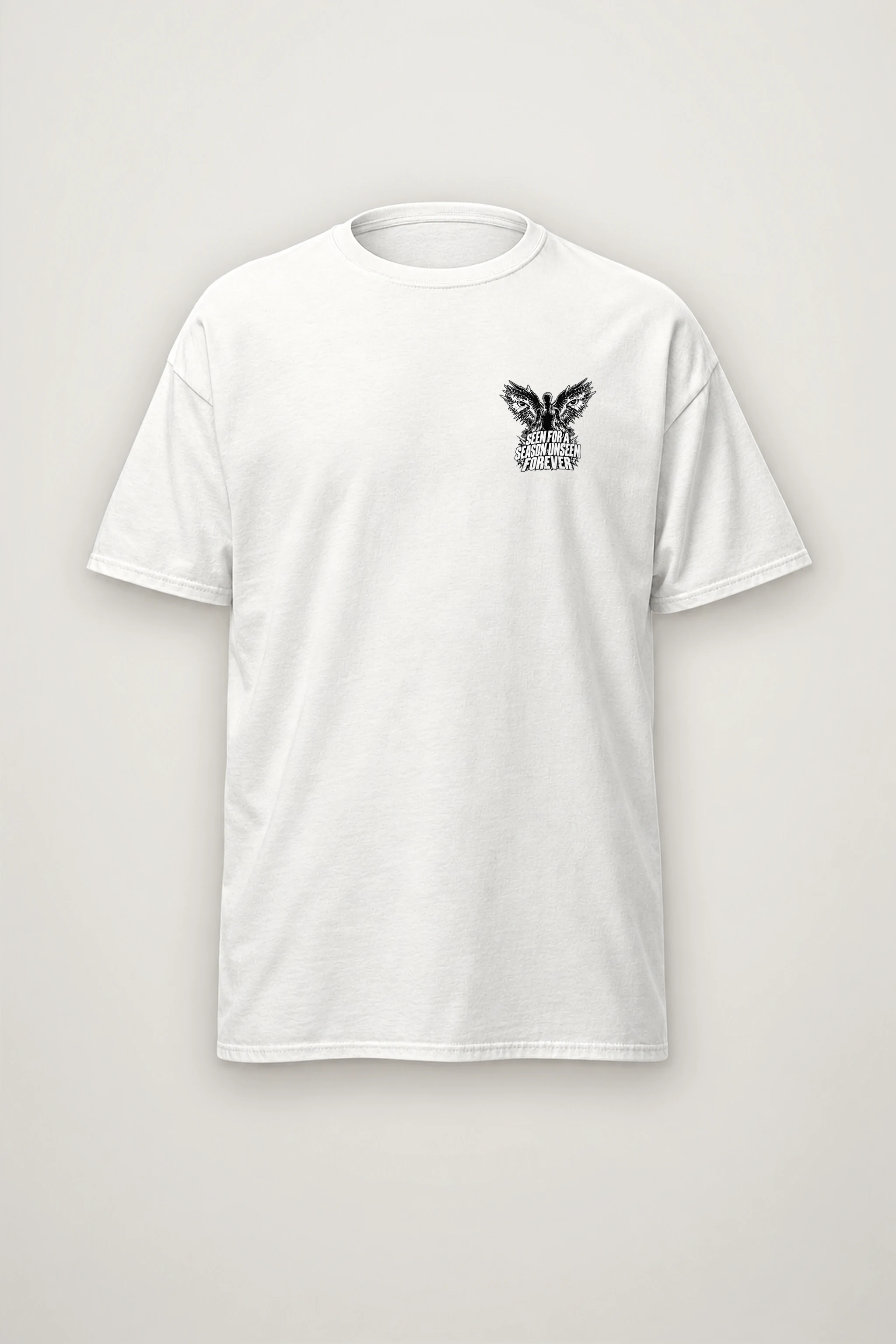 "Unseen Forever" Heavyweight Unisex Crewneck T-shirt