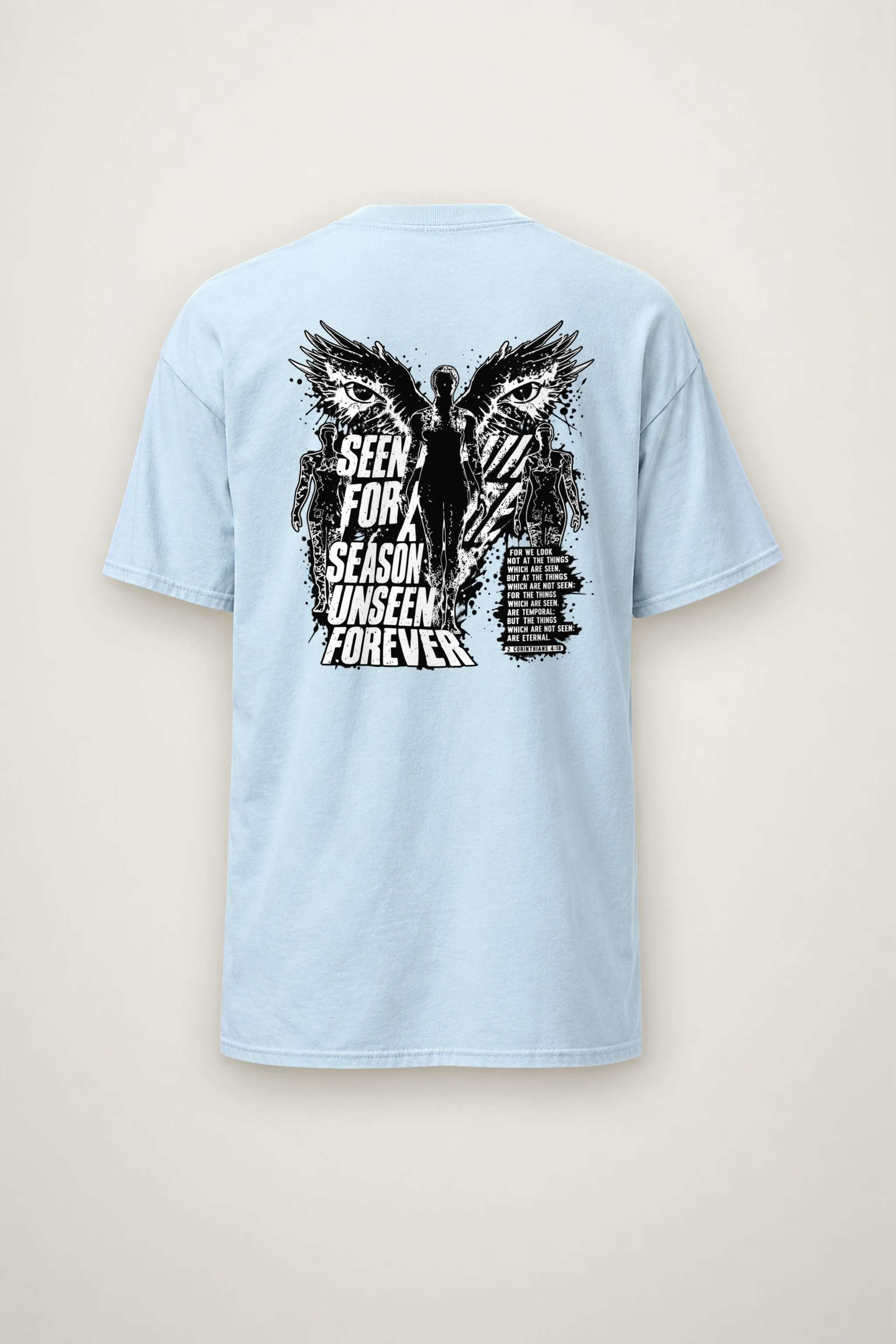 "Unseen Forever" Heavyweight Unisex Crewneck T-shirt