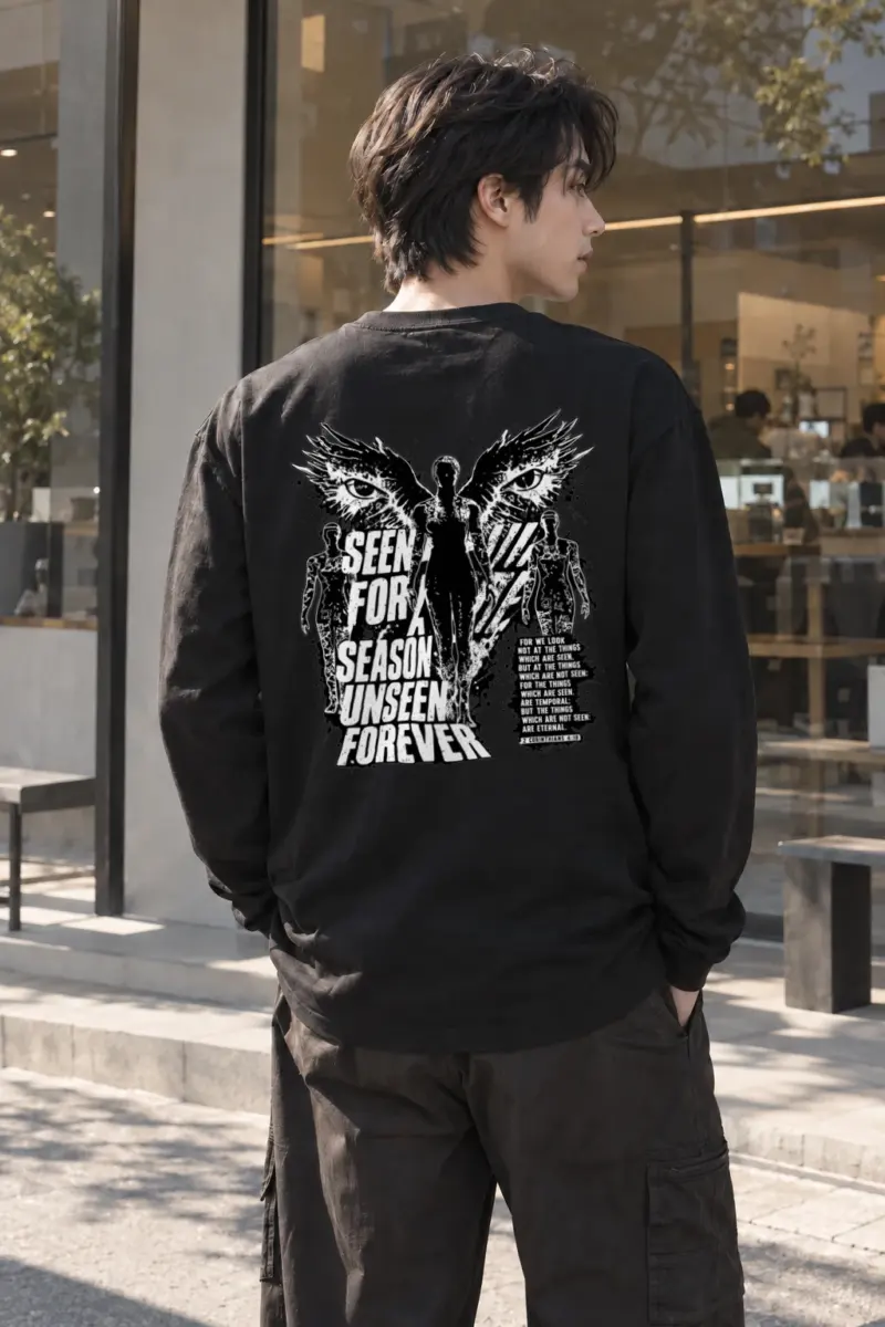 "Unseen Forever" Unisex Longsleeve T-shirt | Gildan 2400
