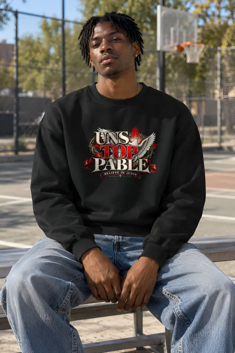 "Crowned Unstoppable Faith" Heavy Blend Unisex Crewneck Sweatshirt