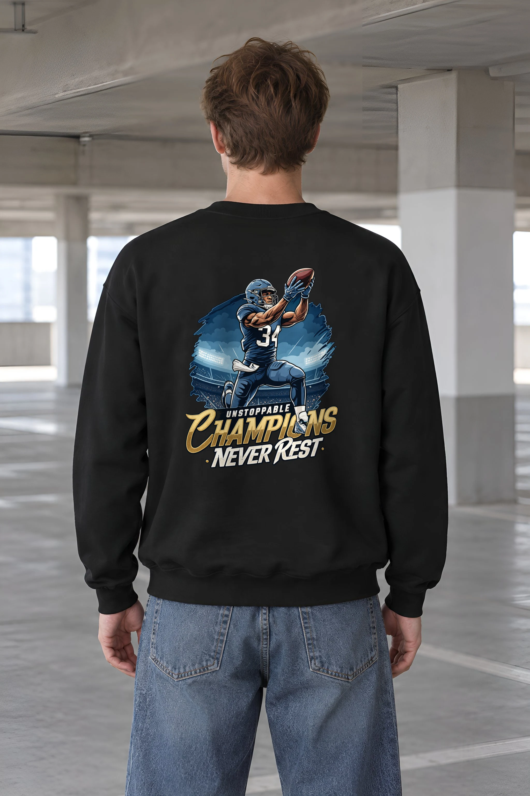 "Unstoppable Champions" 1 Crewneck Sweatshirt