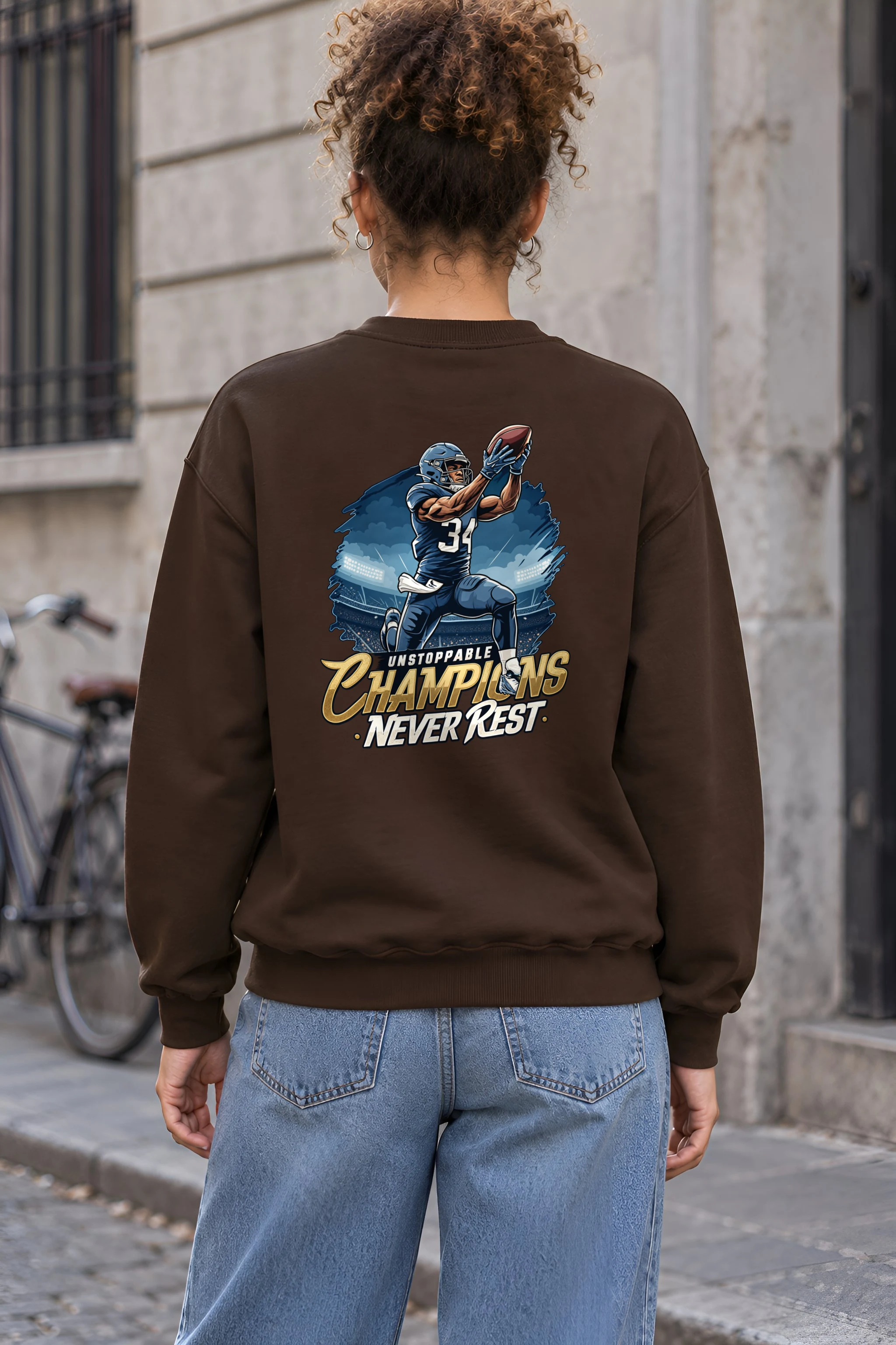 "Unstoppable Champions" 1 Crewneck Sweatshirt