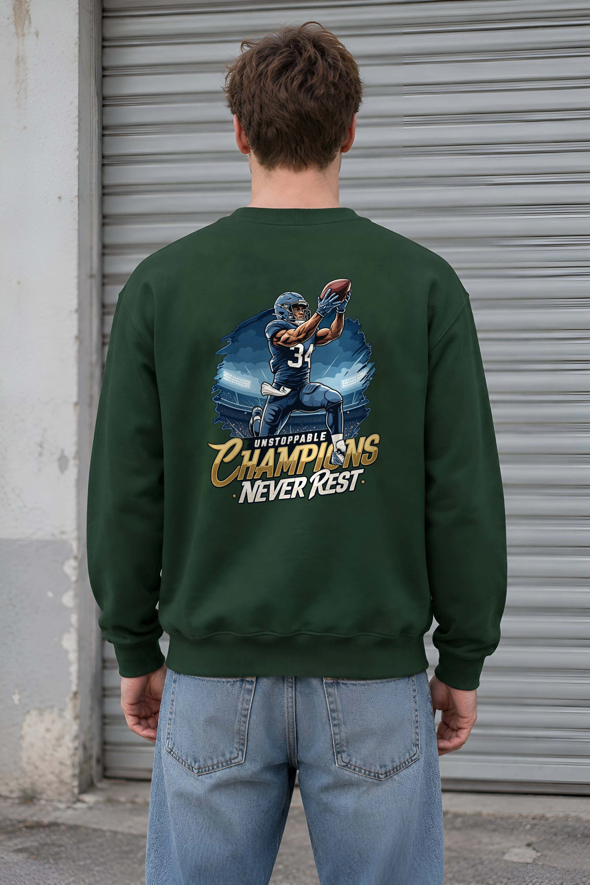 "Unstoppable Champions" 1 Crewneck Sweatshirt