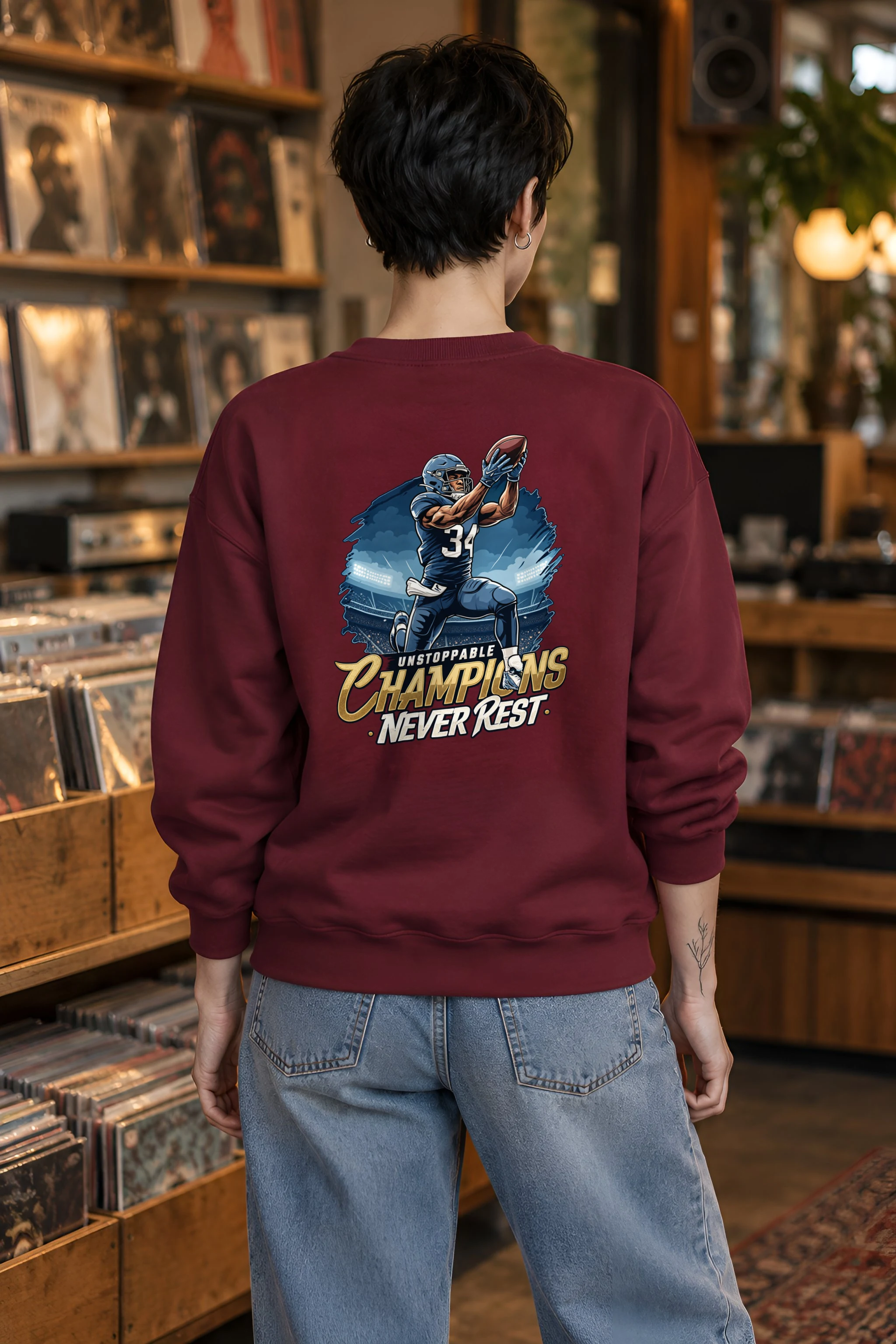 "Unstoppable Champions" 1 Crewneck Sweatshirt