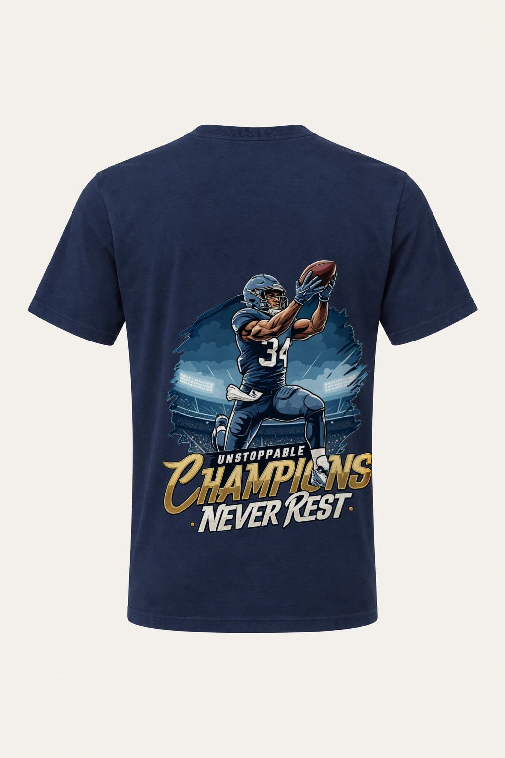 "Unstoppable Champions" Heavyweight Unisex Crewneck T-shirt | Gildan 5000