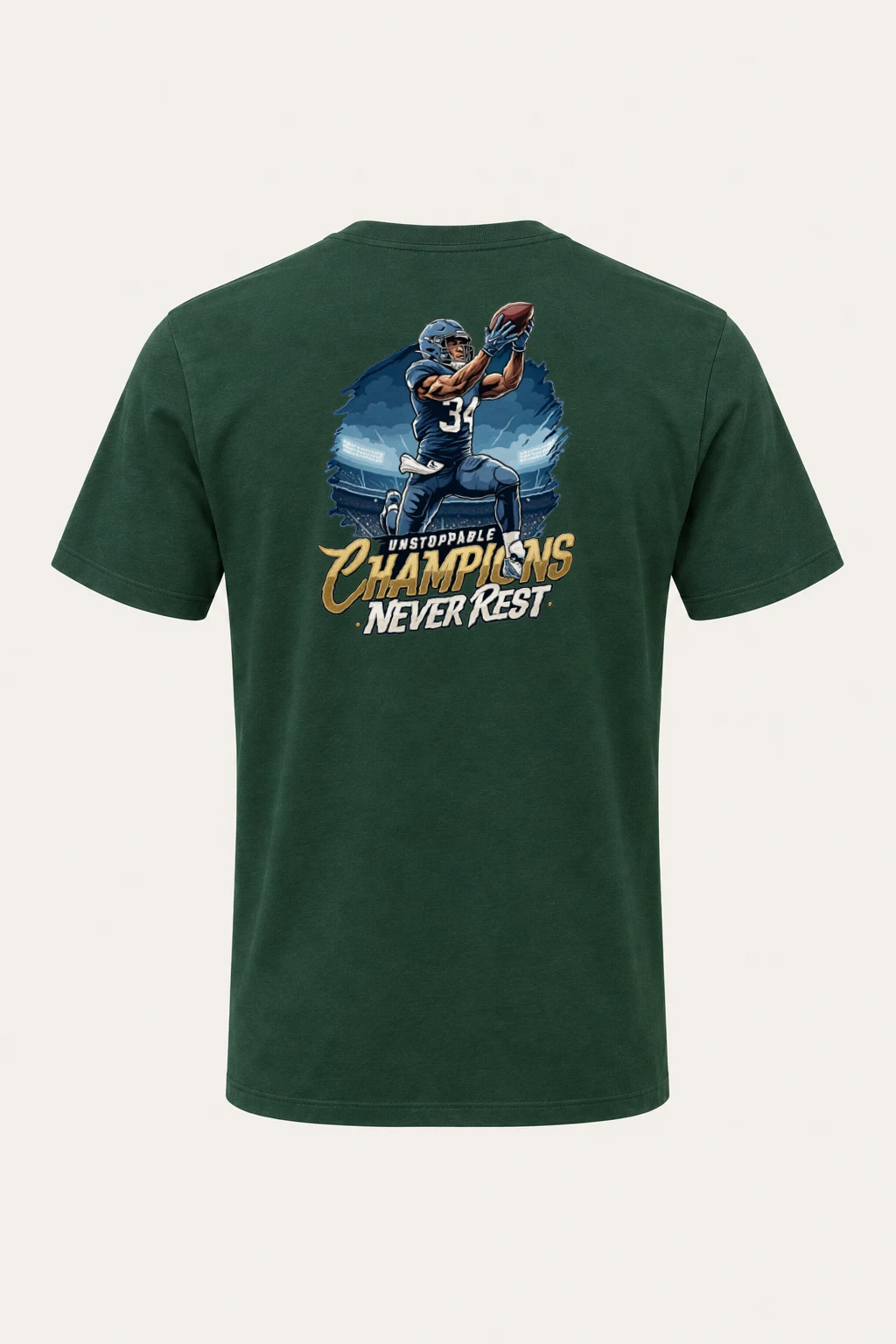 "Unstoppable Champions" Heavyweight Unisex Crewneck T-shirt | Gildan 5000