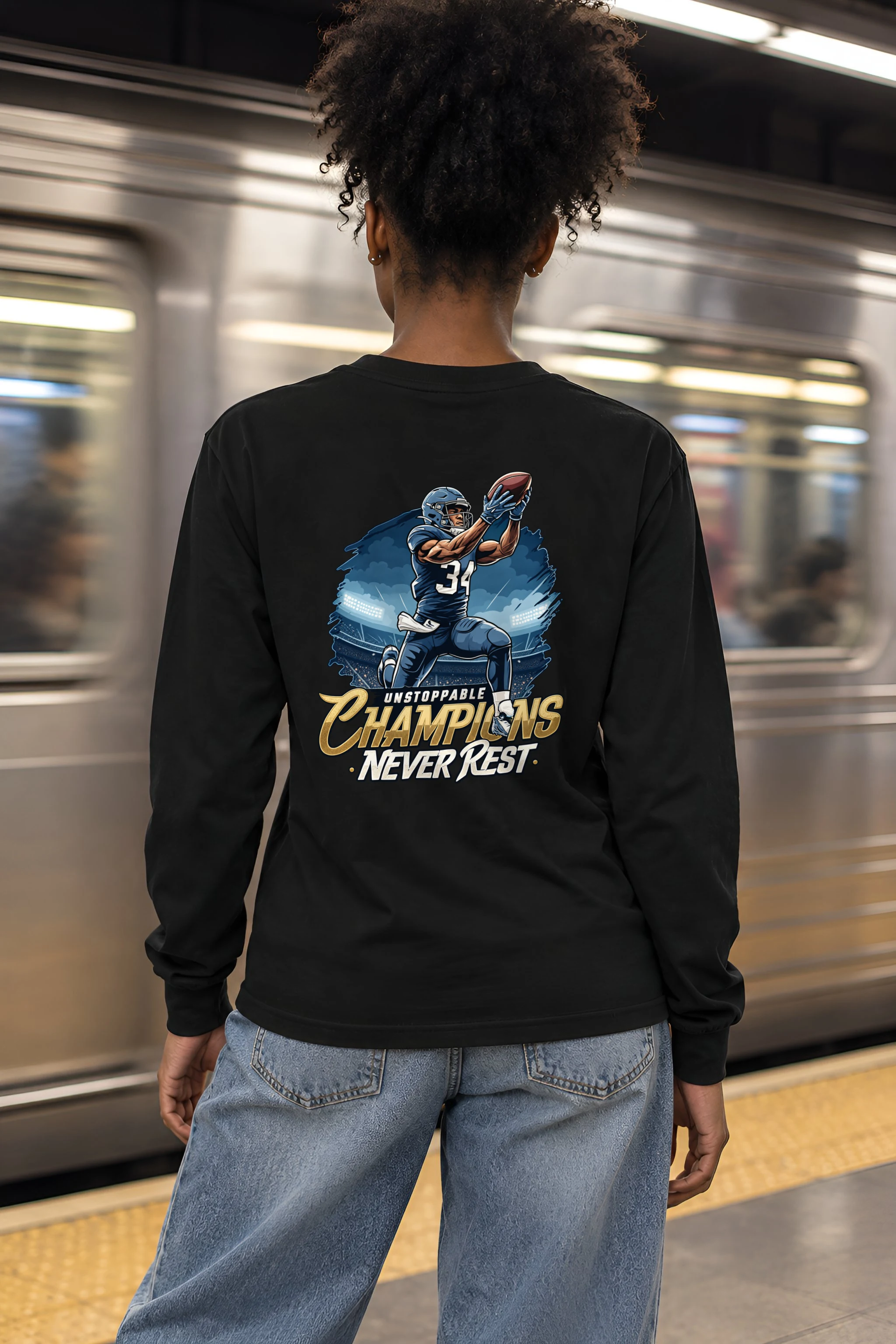 "Unstoppable Champions" Unisex Longsleeve T-shirt
