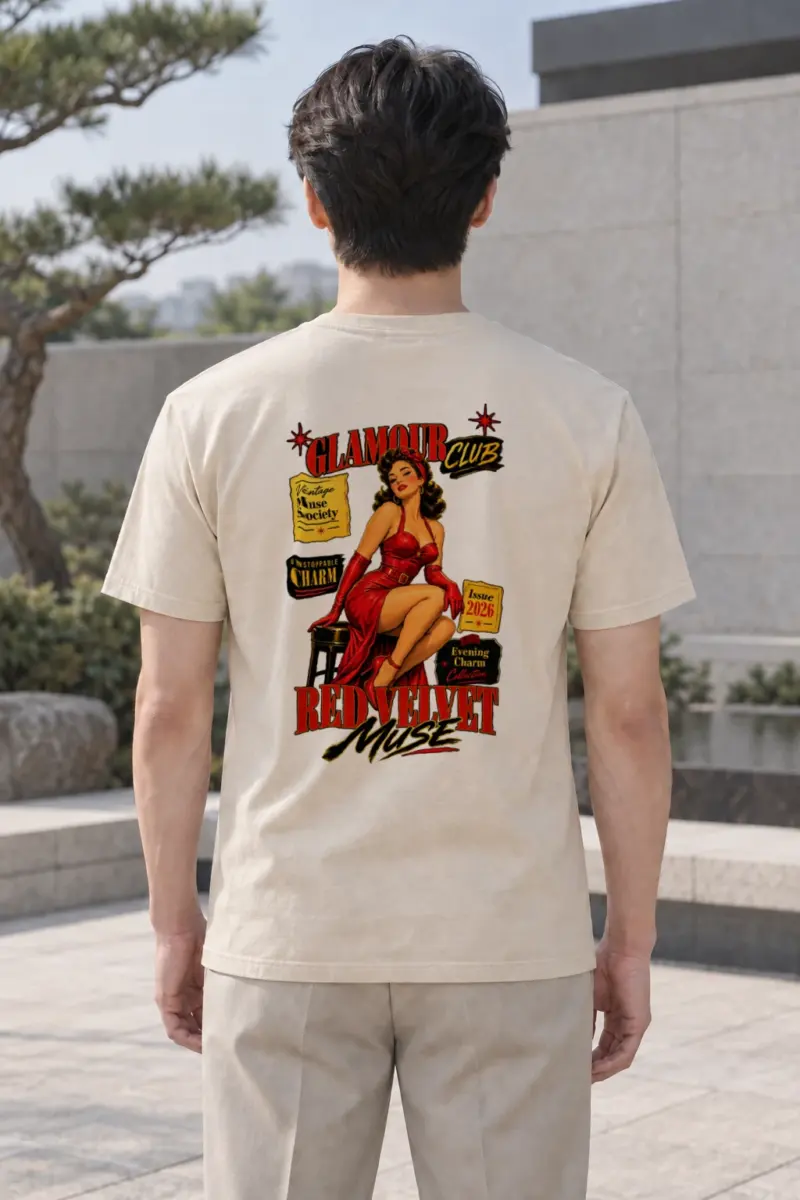 "Unstoppable Charm" Heavyweight Unisex Crewneck T-shirt | Gildan 5000