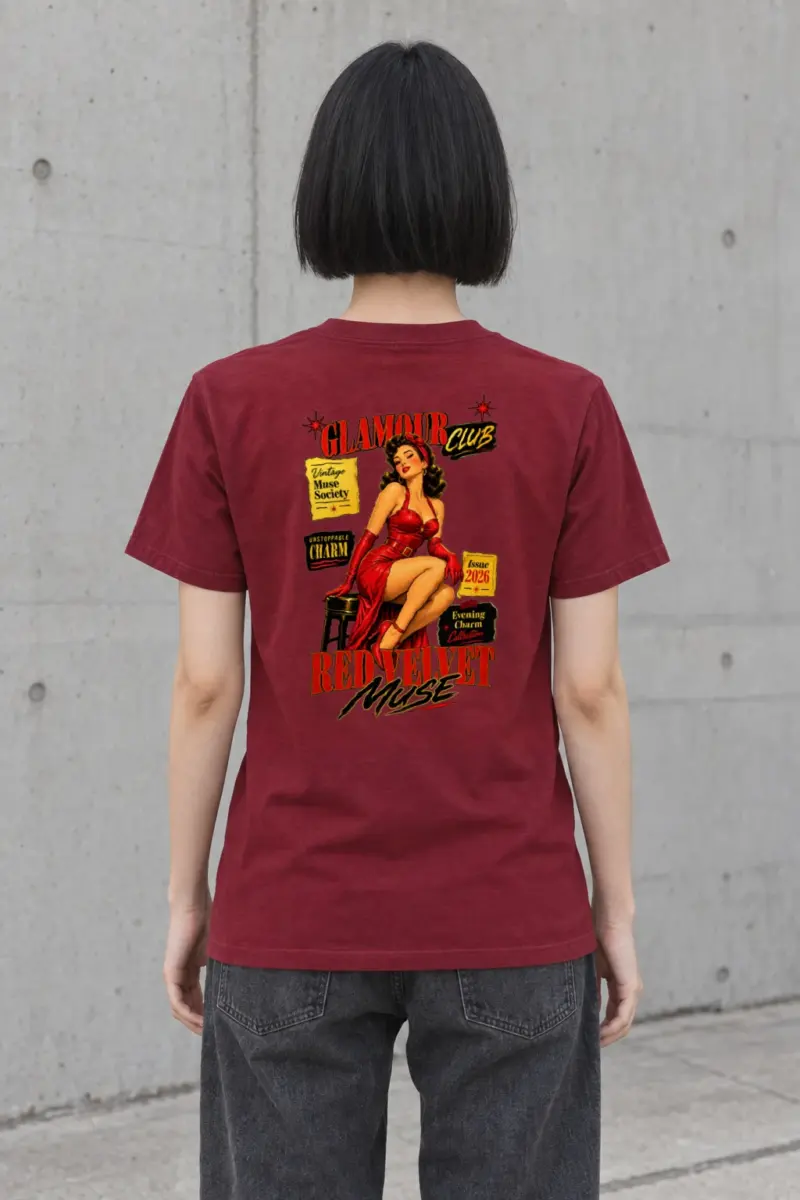 "Unstoppable Charm" Heavyweight Unisex Crewneck T-shirt