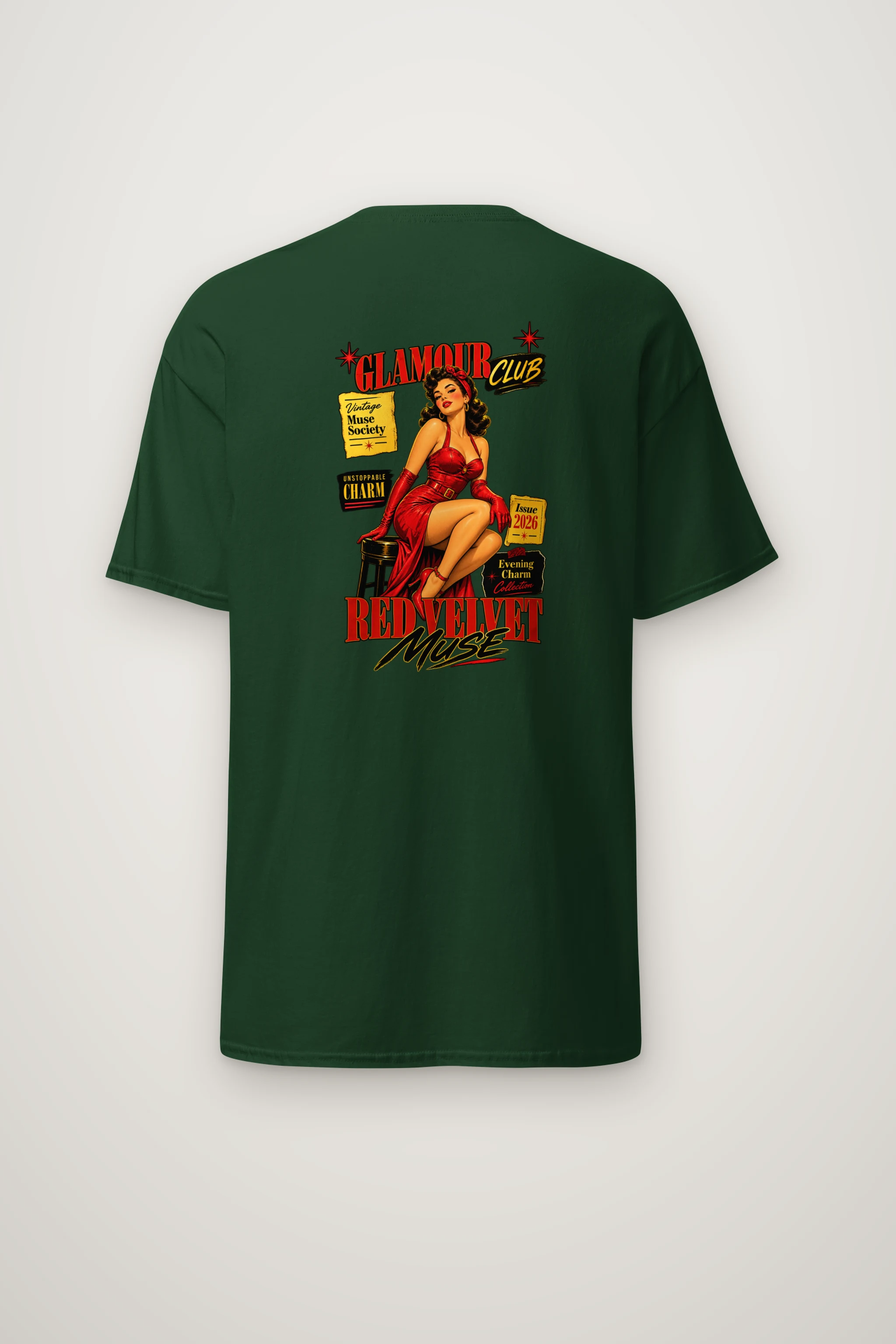 "Unstoppable Charm" Heavyweight Unisex Crewneck T-shirt