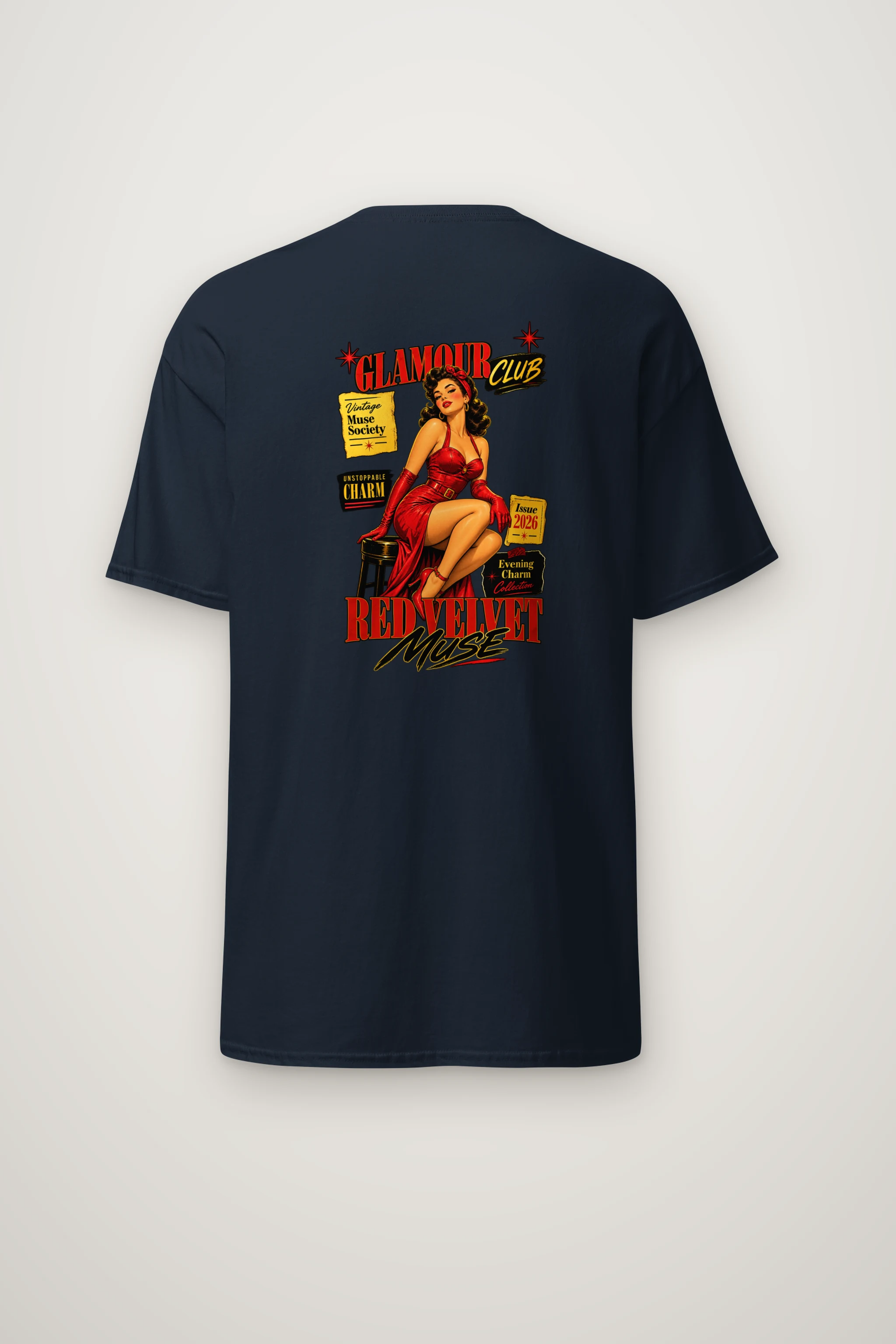 "Unstoppable Charm" Heavyweight Unisex Crewneck T-shirt