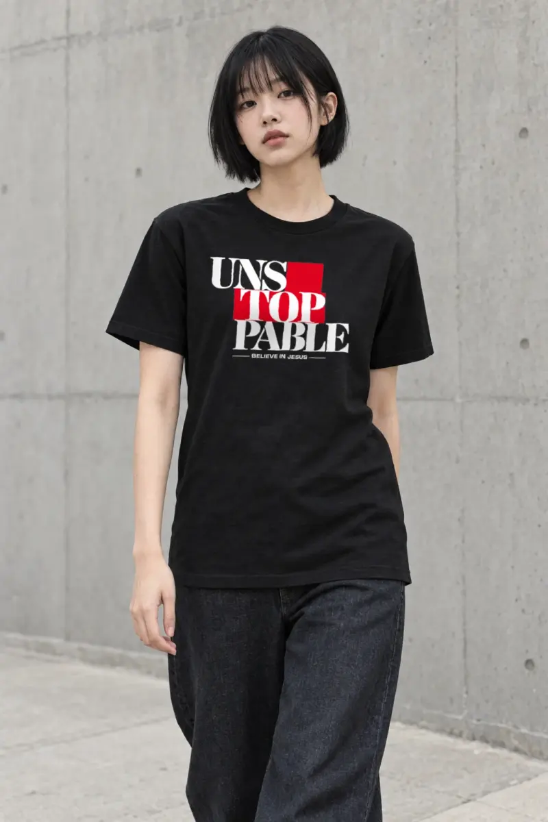 "Unstoppable Faith" Heavyweight Unisex Crewneck T-shirt | Gildan 5000