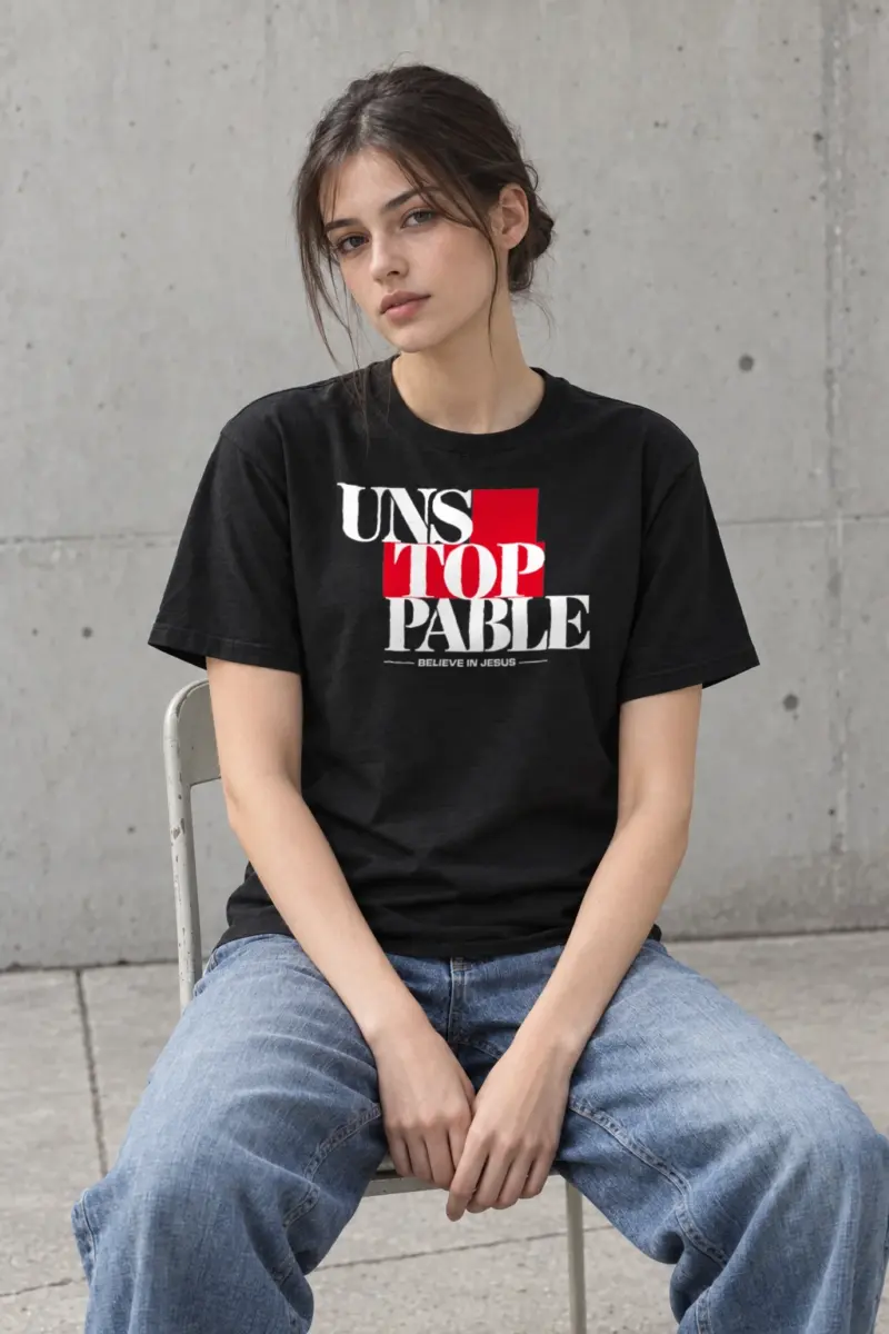 "Unstoppable Faith" Heavyweight Unisex Crewneck T-shirt