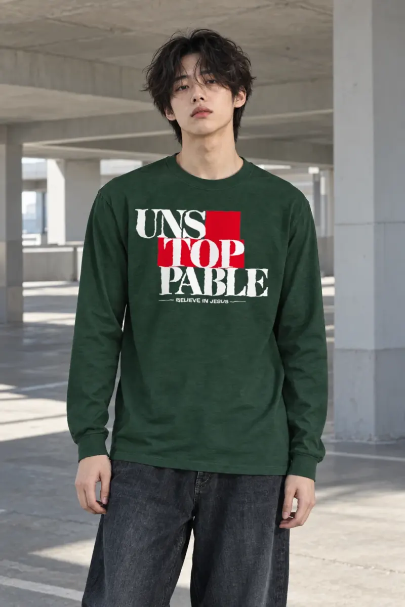 "Unstoppable Faith" Unisex Longsleeve T-shirt | Gildan 2400