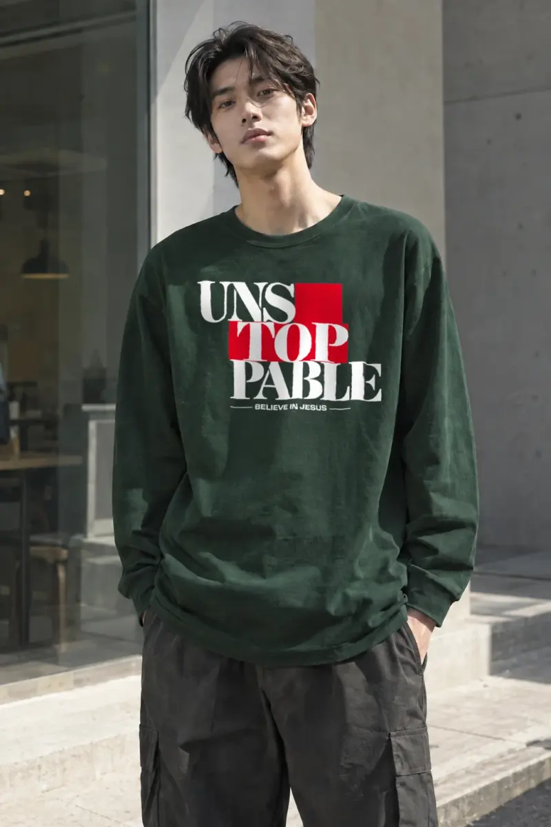 "Unstoppable Faith" Unisex Longsleeve T-shirt | Gildan 2400