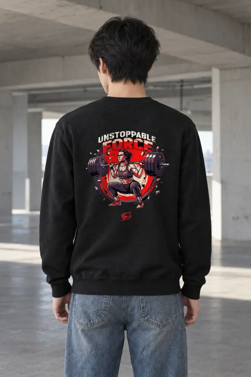 "Unstoppable Force" Heavy Blend Unisex Crewneck Sweatshirt