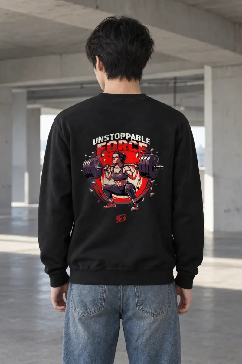 "Unstoppable Force" Heavy Blend Unisex Crewneck Sweatshirt