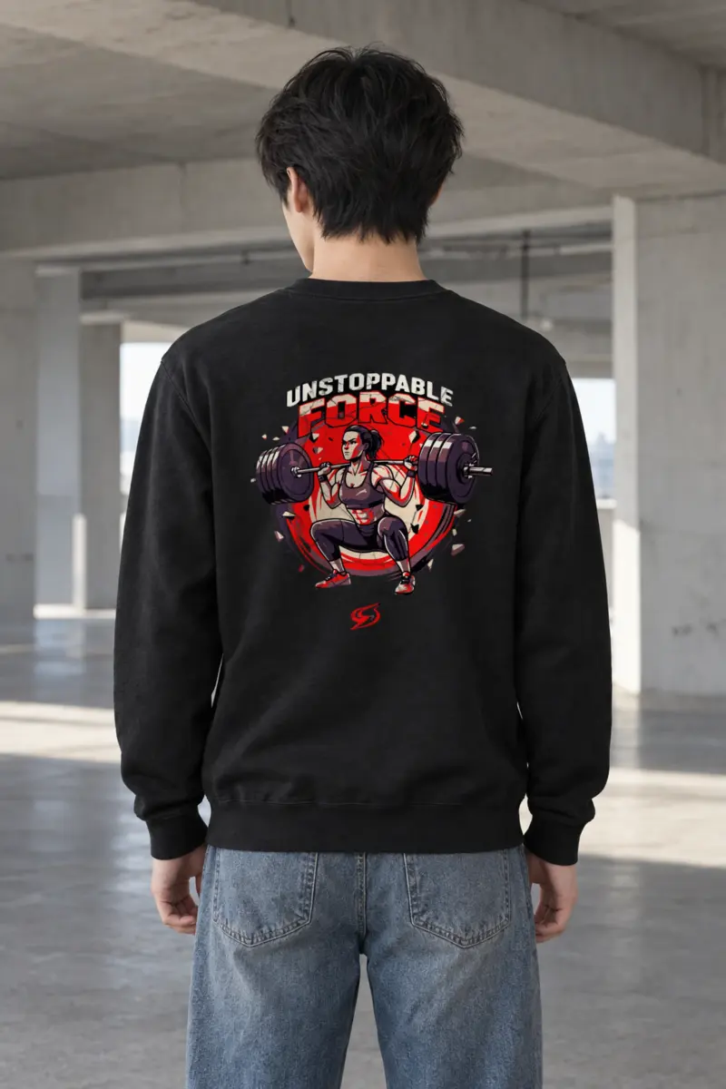 "Unstoppable Force" Heavy Blend Unisex Crewneck Sweatshirt