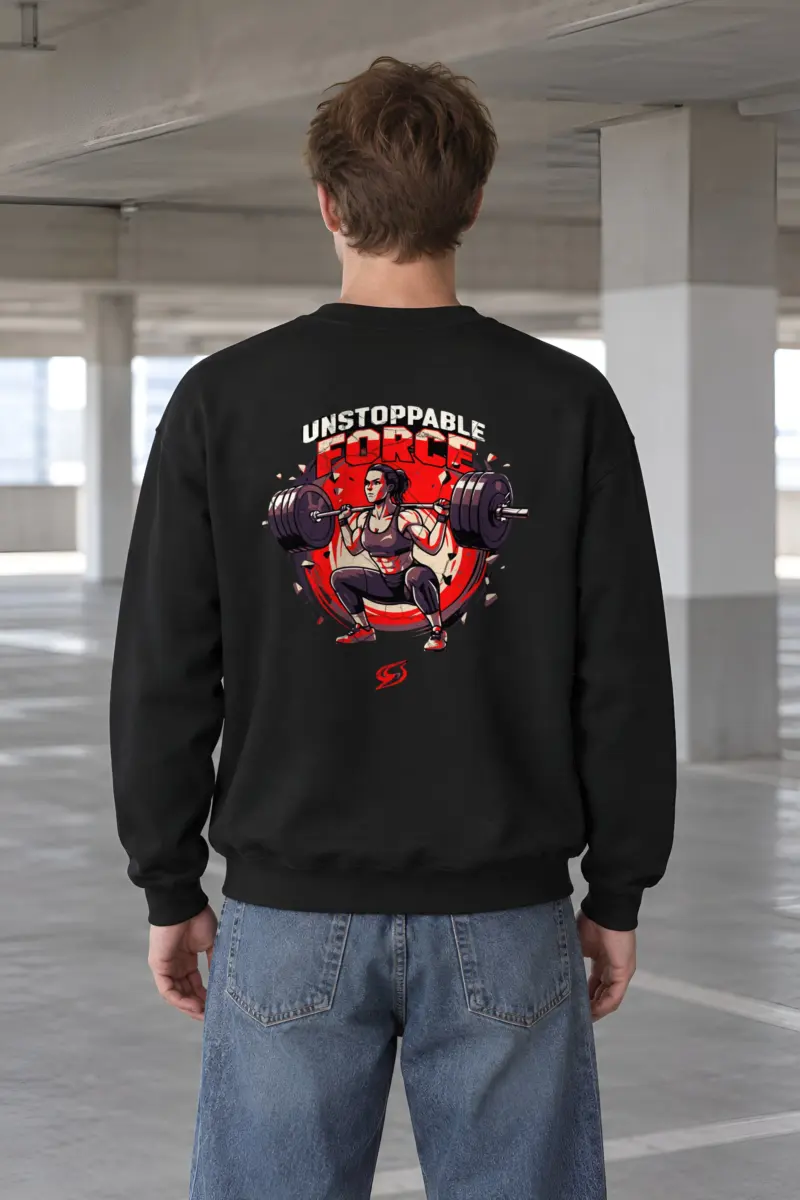 "Unstoppable Force" Heavy Blend Unisex Crewneck Sweatshirt