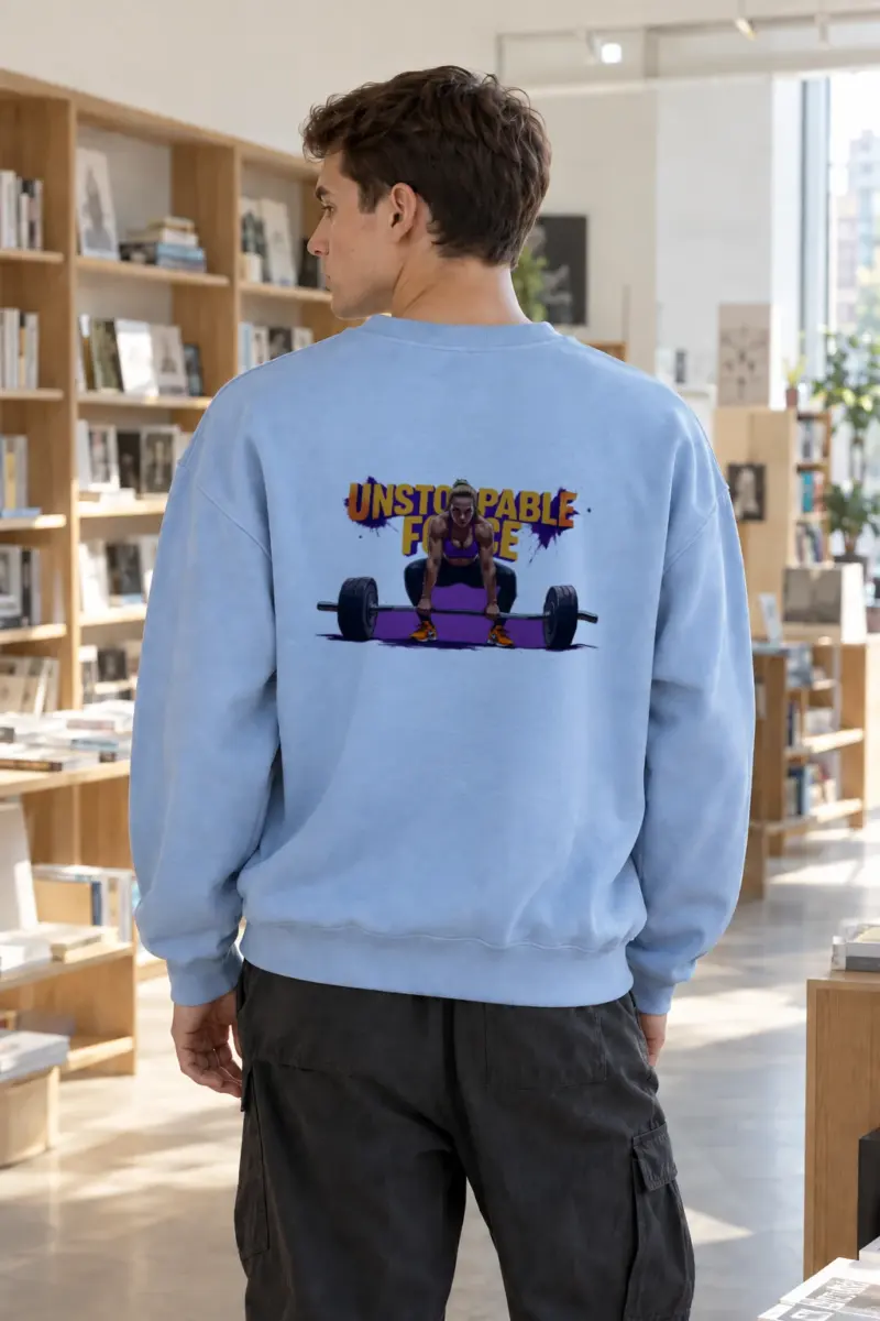 "Unstoppable Force" Heavy Blend Unisex Crewneck Sweatshirt | Gildan 18000