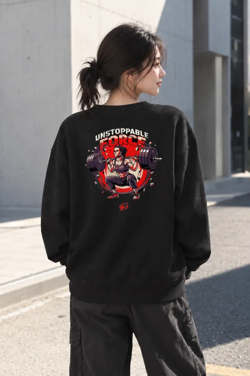 "Unstoppable Force" Heavy Blend Unisex Crewneck Sweatshirt | Gildan 18000