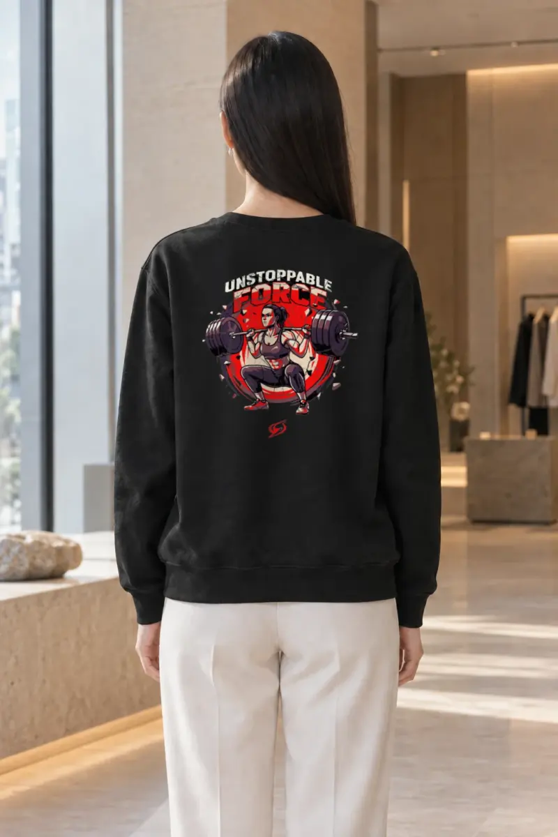 "Unstoppable Force" Heavy Blend Unisex Crewneck Sweatshirt | Gildan 18000