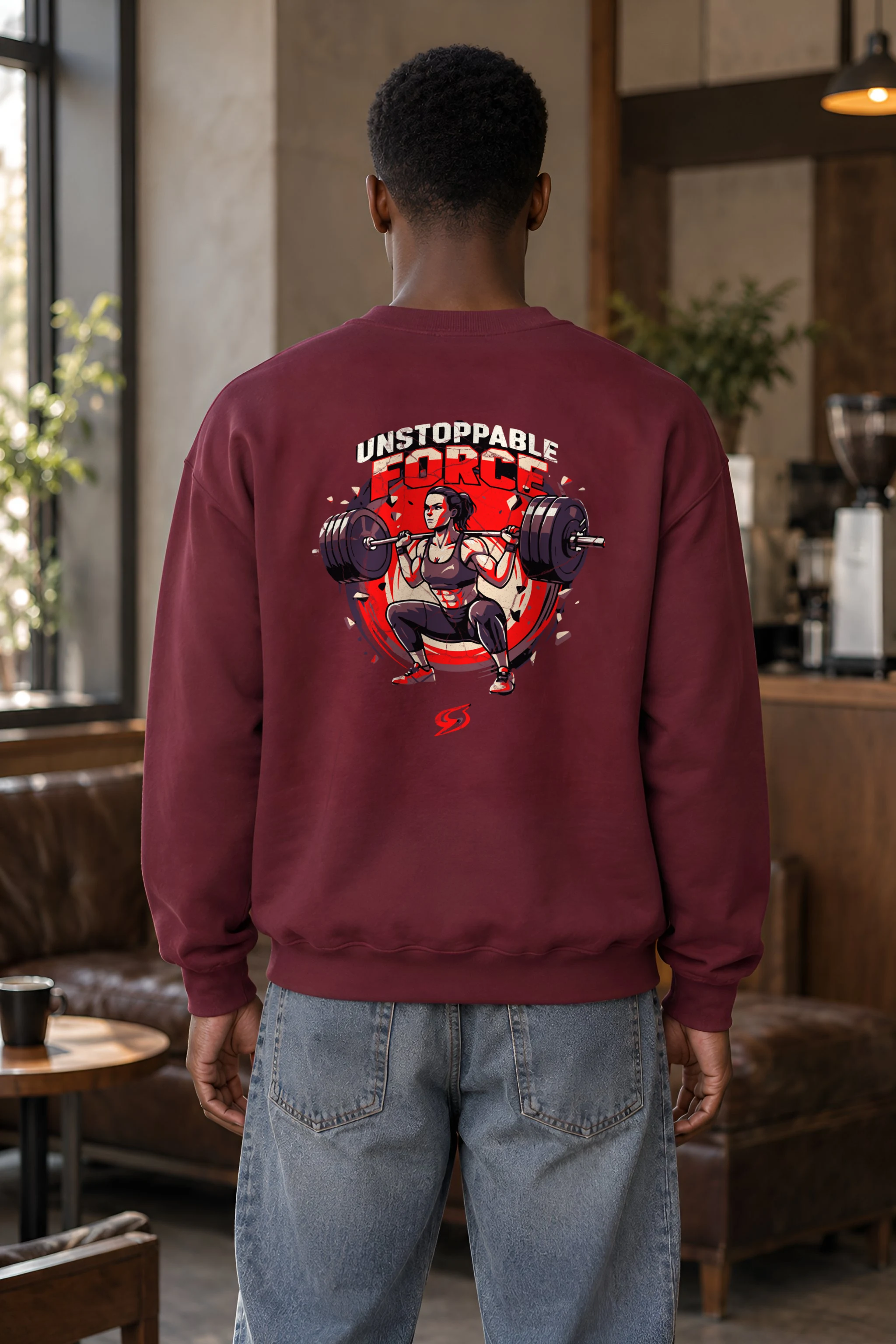 "Unstoppable Force" 1 Crewneck Sweatshirt