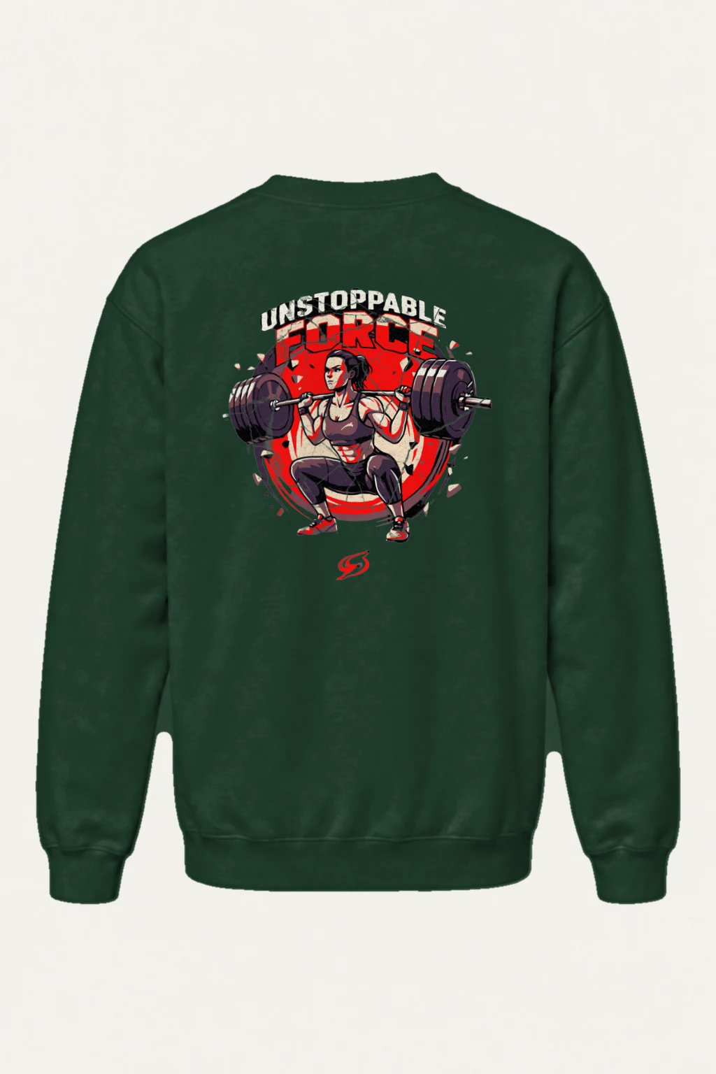 "Unstoppable Force" Heavy Blend Unisex Crewneck Sweatshirt | Gildan 18000