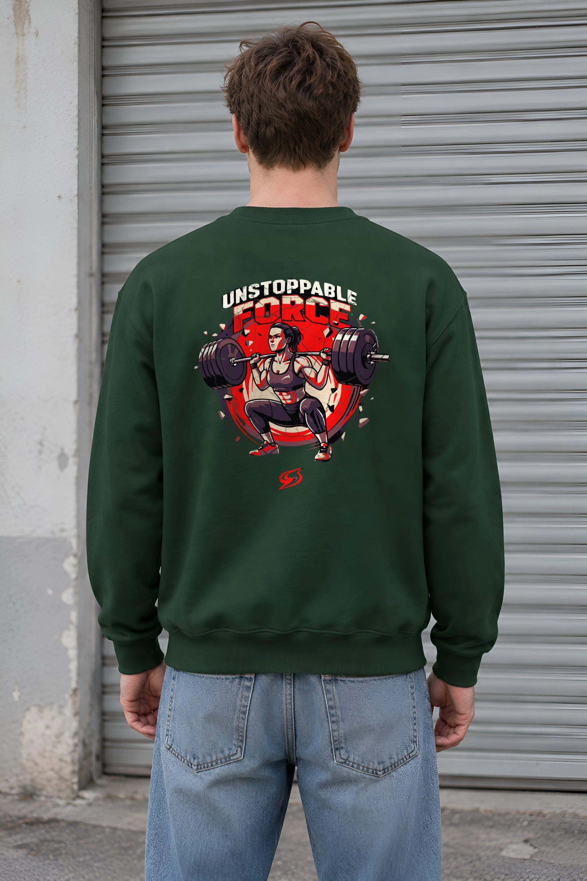"Unstoppable Force" 1 Crewneck Sweatshirt
