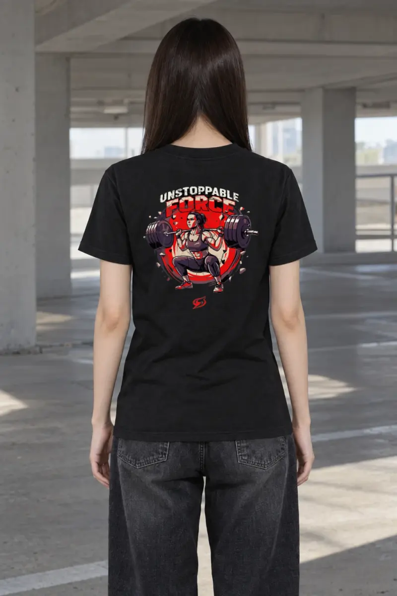 "Unstoppable Force" Heavyweight Unisex Crewneck T-shirt