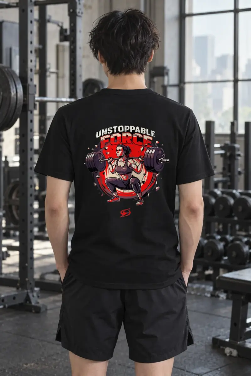 "Unstoppable Force" Heavyweight Unisex Crewneck T-shirt