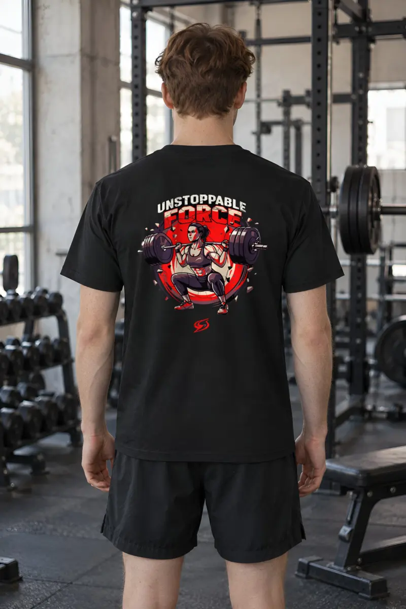 "Unstoppable Force" Heavyweight Unisex Crewneck T-shirt